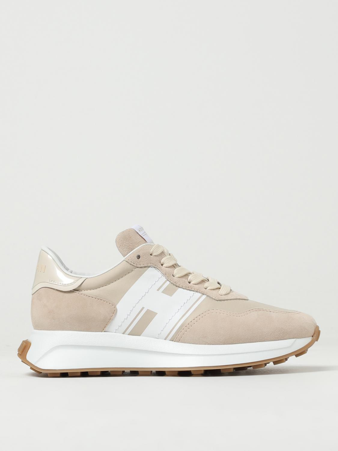 Shop Hogan Sneakers  Woman Color Beige