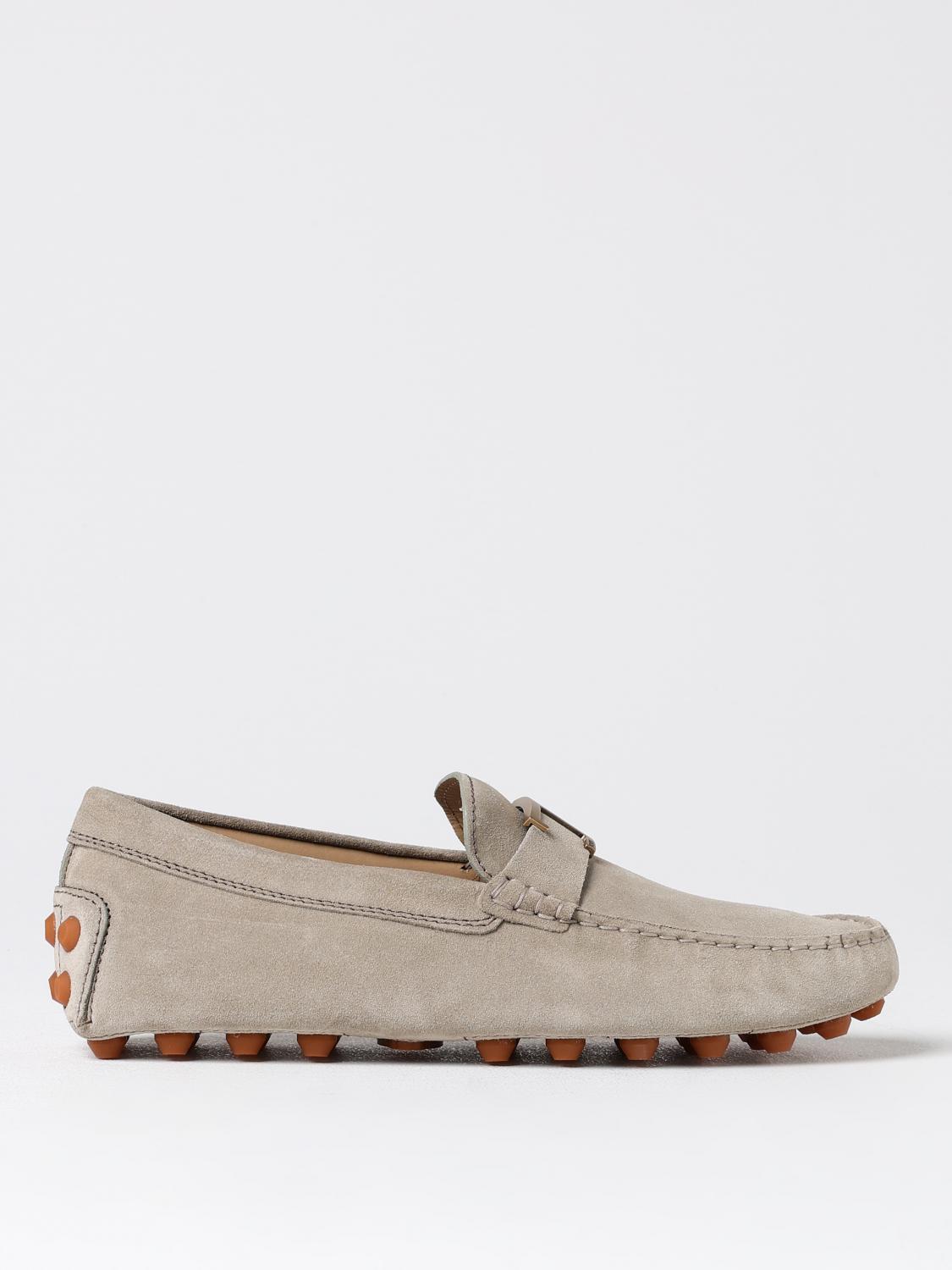 Shop Tod's Loafers  Men Color Grey In Grau