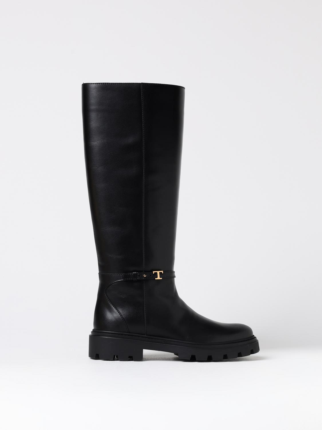 Shop Tod's Boots  Woman Color Black In Schwarz