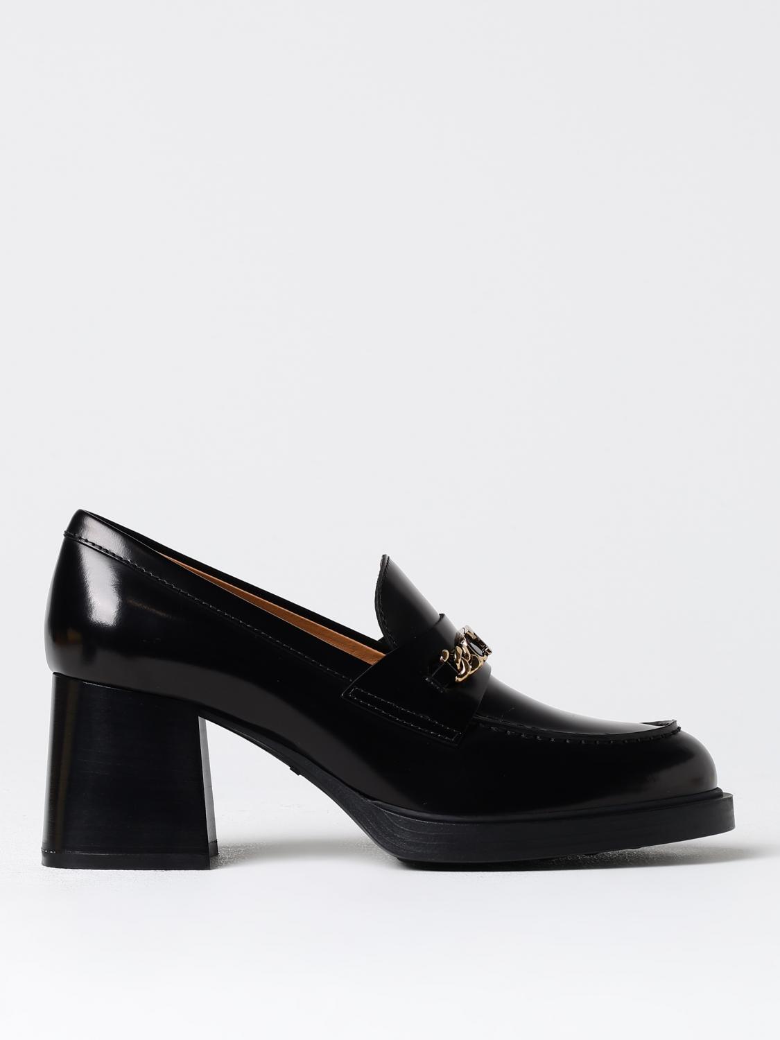 Shop Tod's Loafers  Woman Color Black In Schwarz