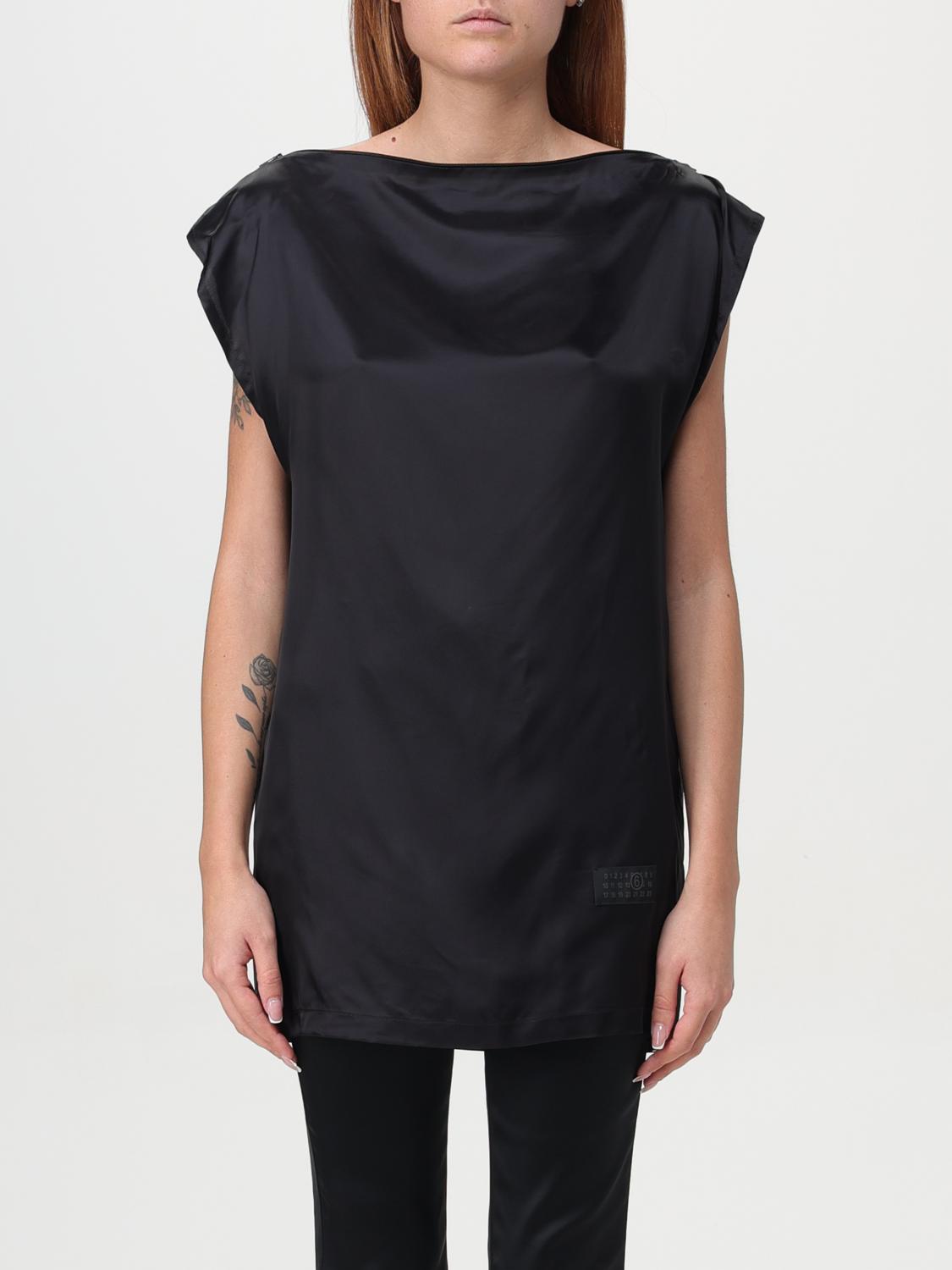 Shop Mm6 Maison Margiela Top  Woman Color Black