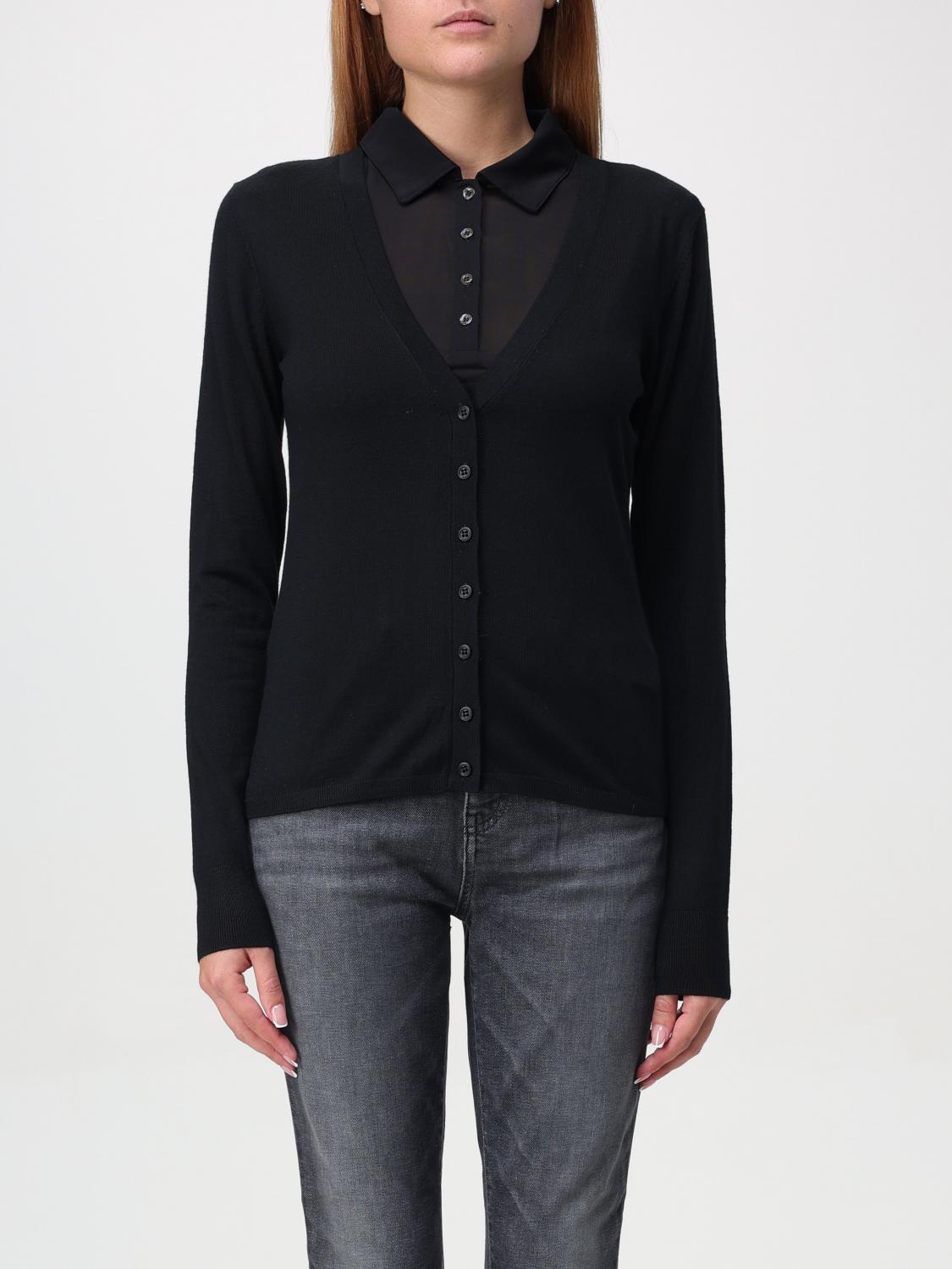 Pinko Cardigan Woman Color Grey In Grau