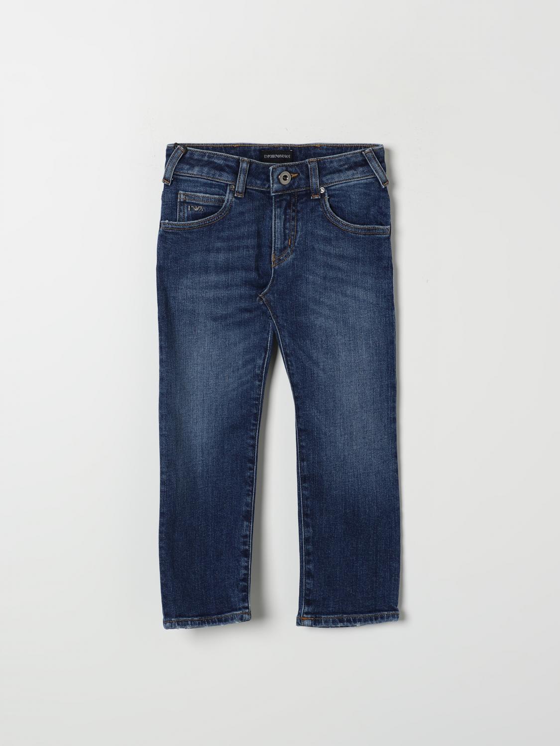 Shop Emporio Armani Jeans  Kids Color Denim