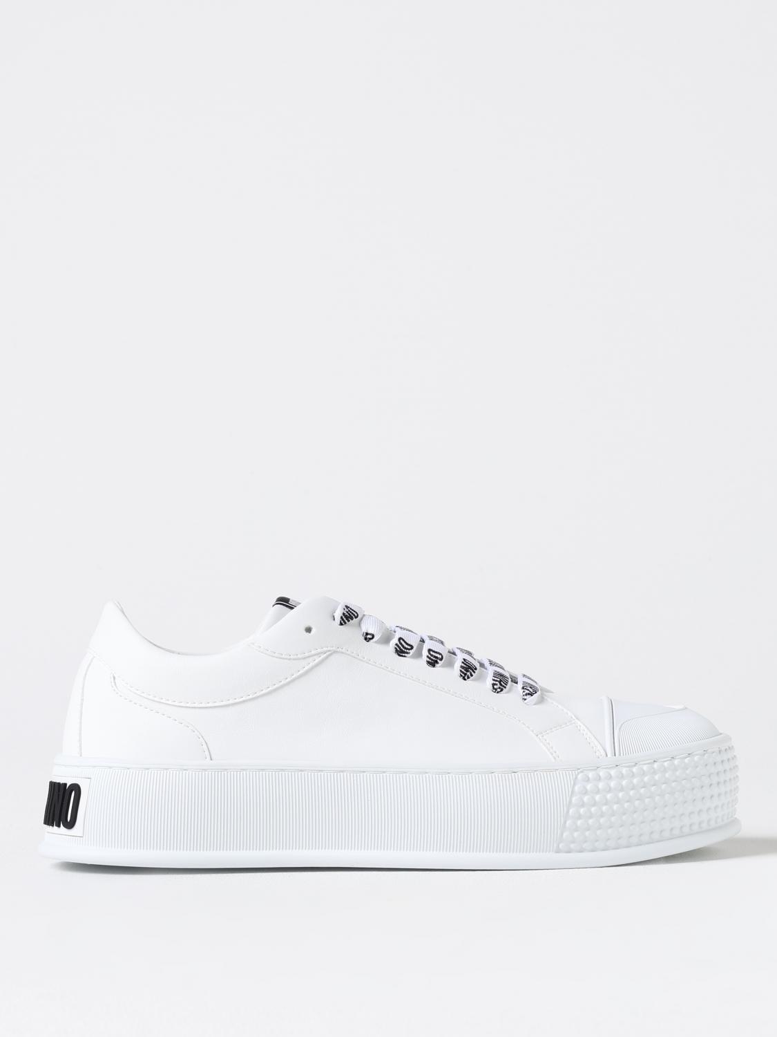 Shop Moschino Couture Sneakers  Men Color White In Weiss