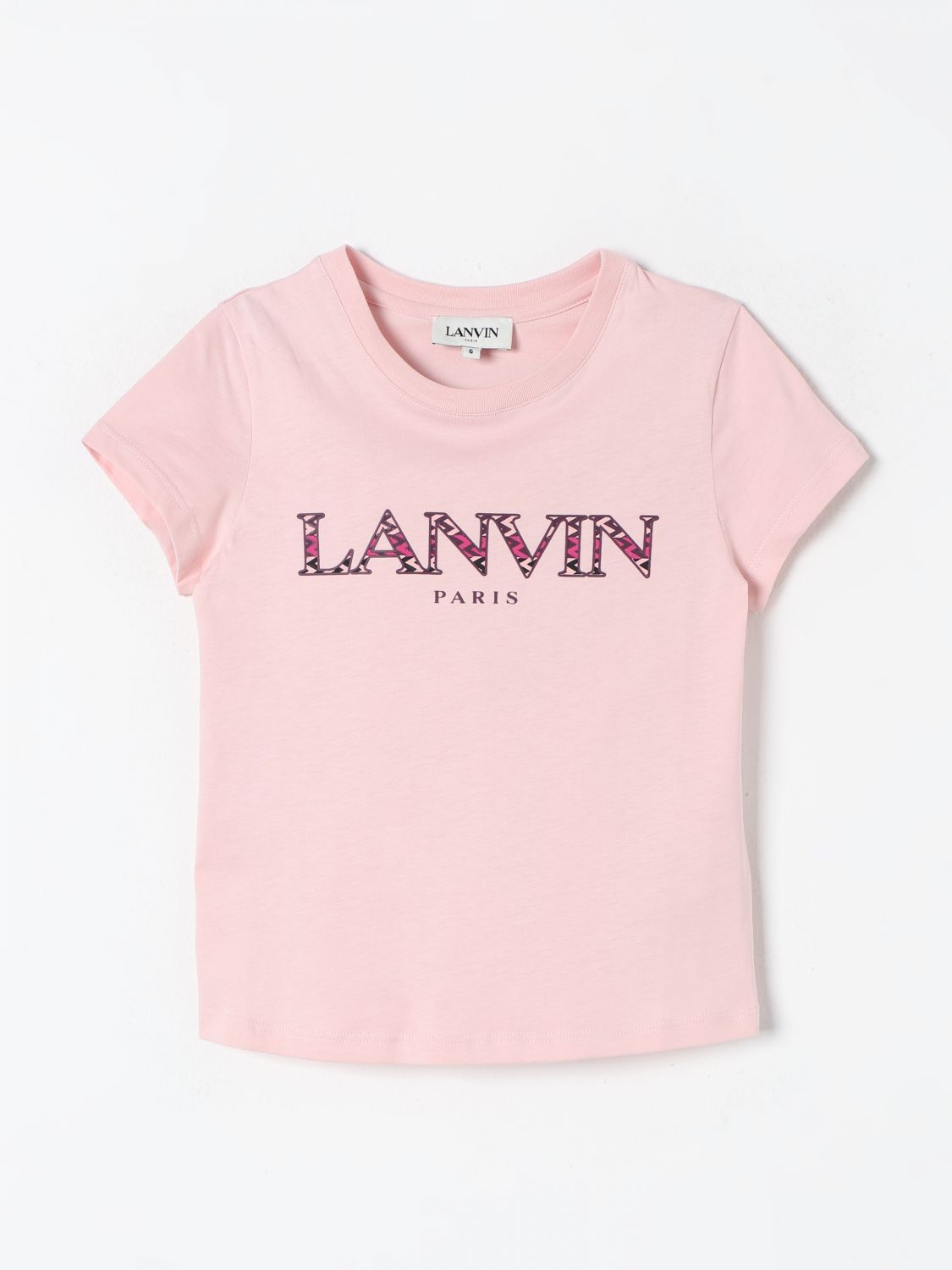 LANVIN T-SHIRT LANVIN KIDS COLOR PINK F93447010