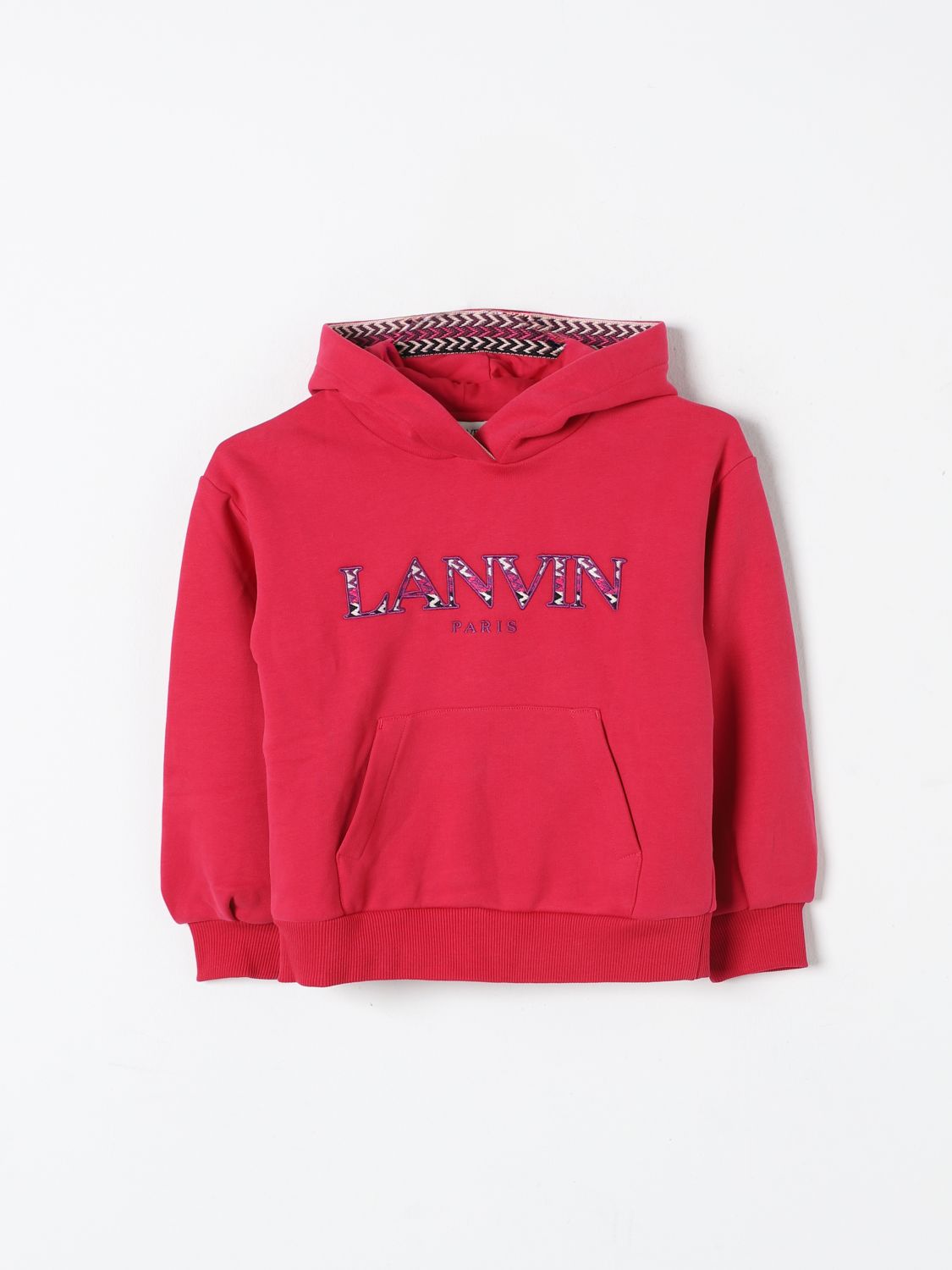 Shop Lanvin Sweater  Kids Color Raspberry