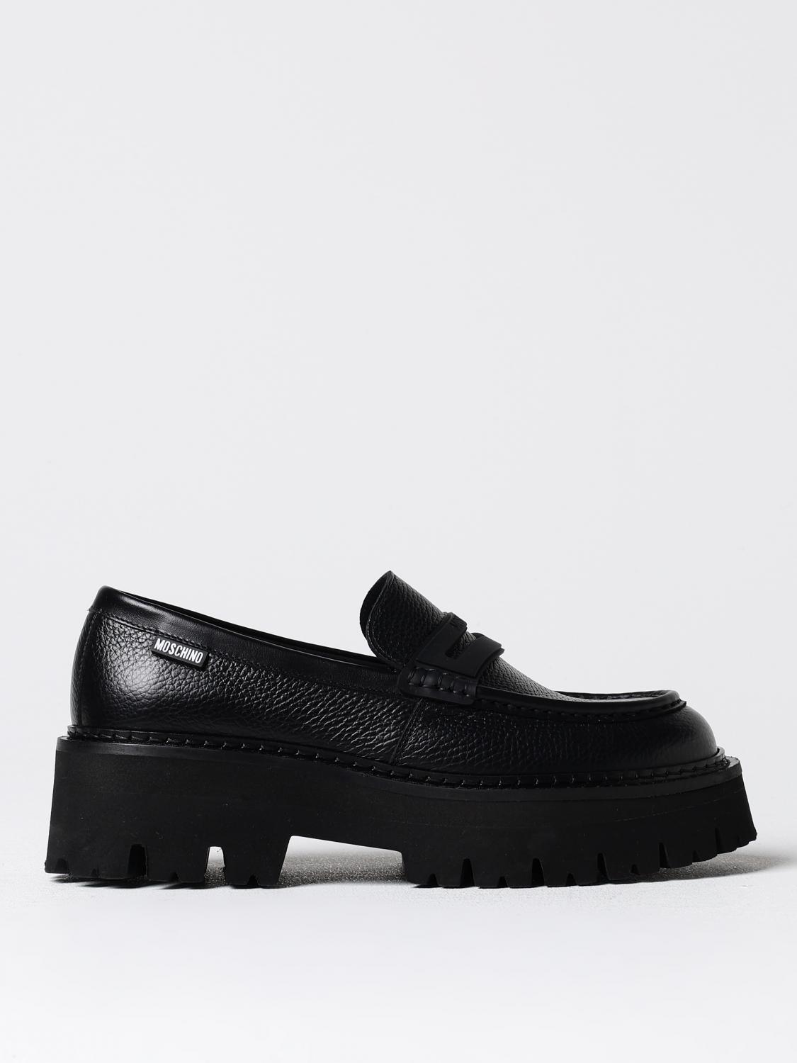 Shop Moschino Couture Loafers  Men Color Black In Schwarz