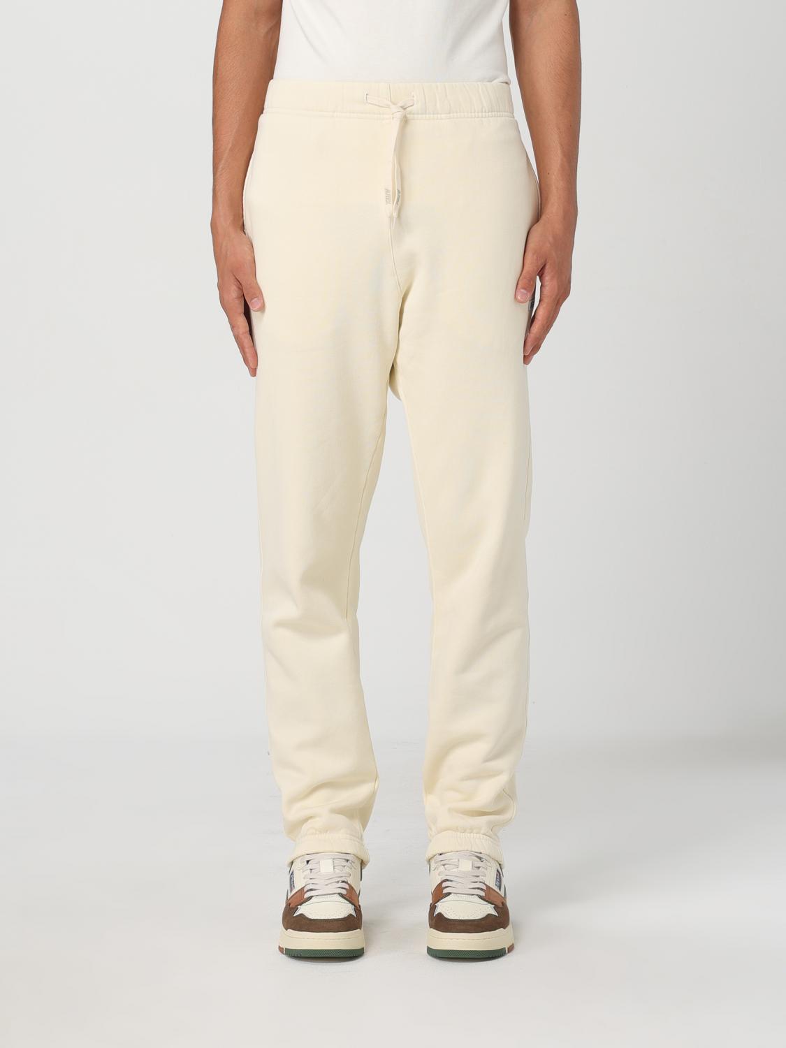 Shop Autry Pants  Men Color White In Weiss