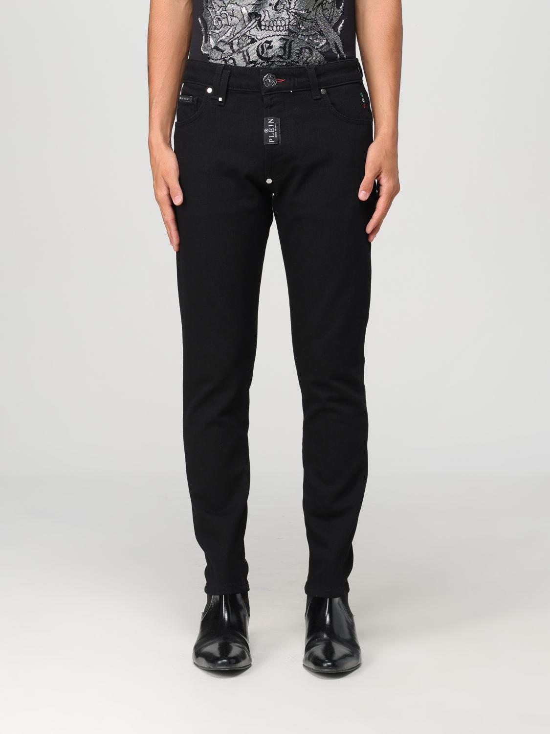 Shop Philipp Plein Jeans  Men Color Blue In Blau