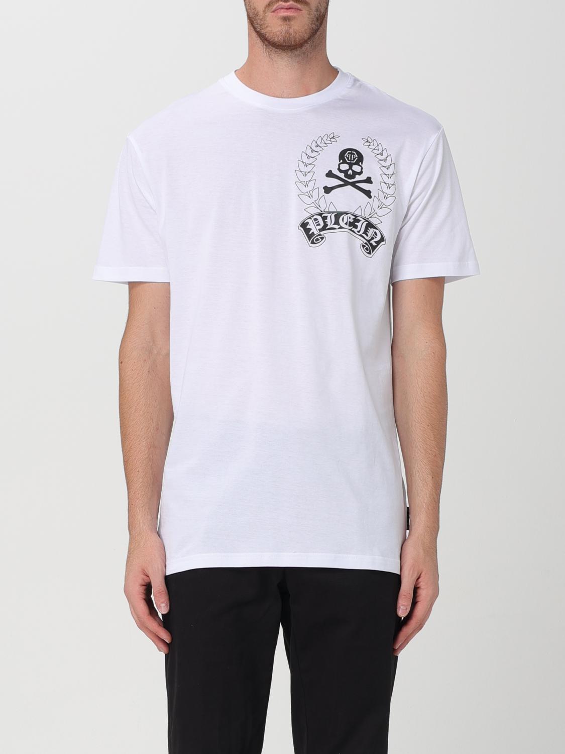 PHILIPP PLEIN T-SHIRT PHILIPP PLEIN MEN COLOR WHITE F93537001