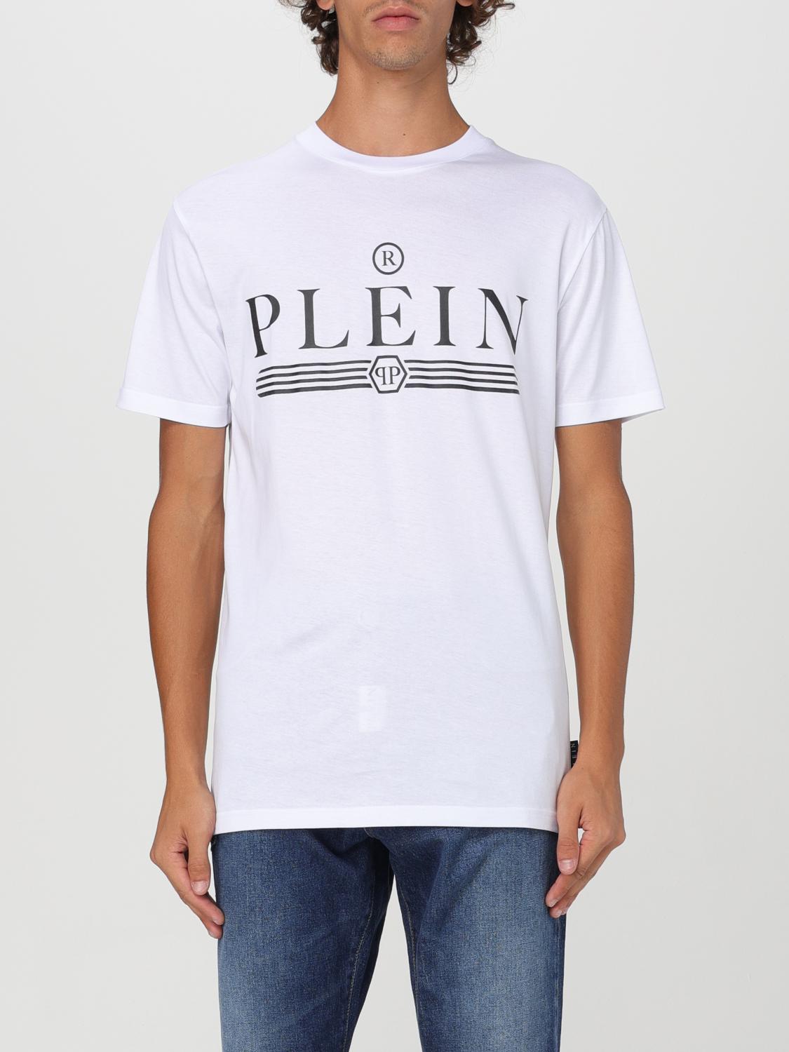 Shop Philipp Plein T-shirt  Men Color White In Weiss