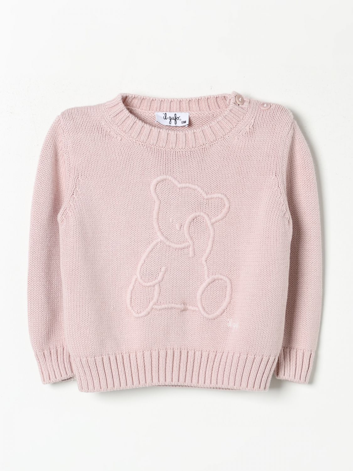 Shop Il Gufo Sweater  Kids Color Cream