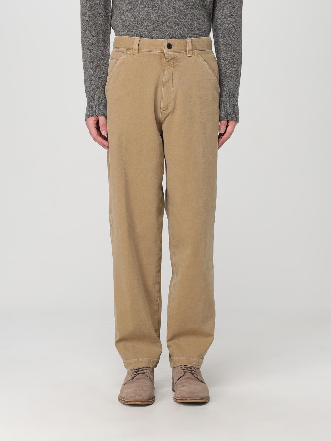 Shop Incotex Pants  Men Color Walnut In Wallnuss