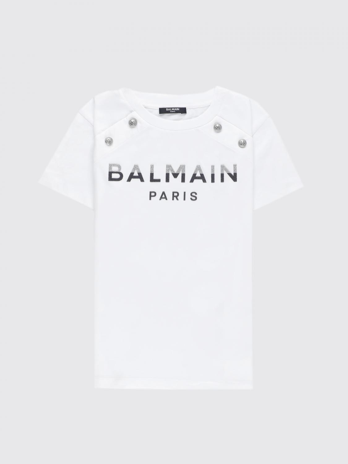 Balmain T-shirt Kids Color White In Weiss