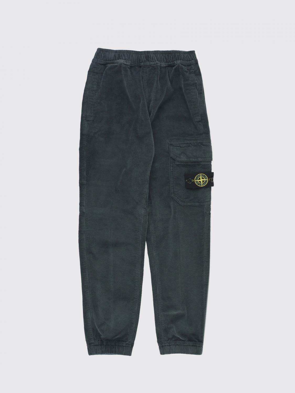 STONE ISLAND JUNIOR PANTS STONE ISLAND JUNIOR KIDS COLOR GREEN F93606012