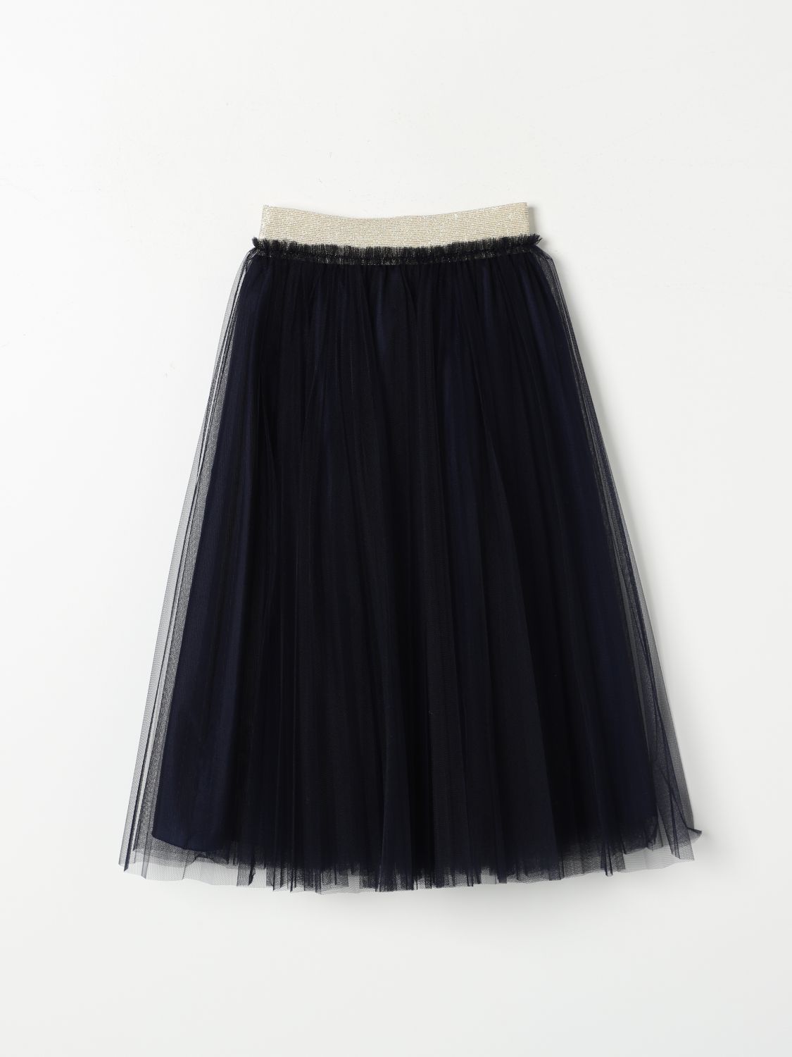 Shop Il Gufo Skirt  Kids Color Blue In Blau