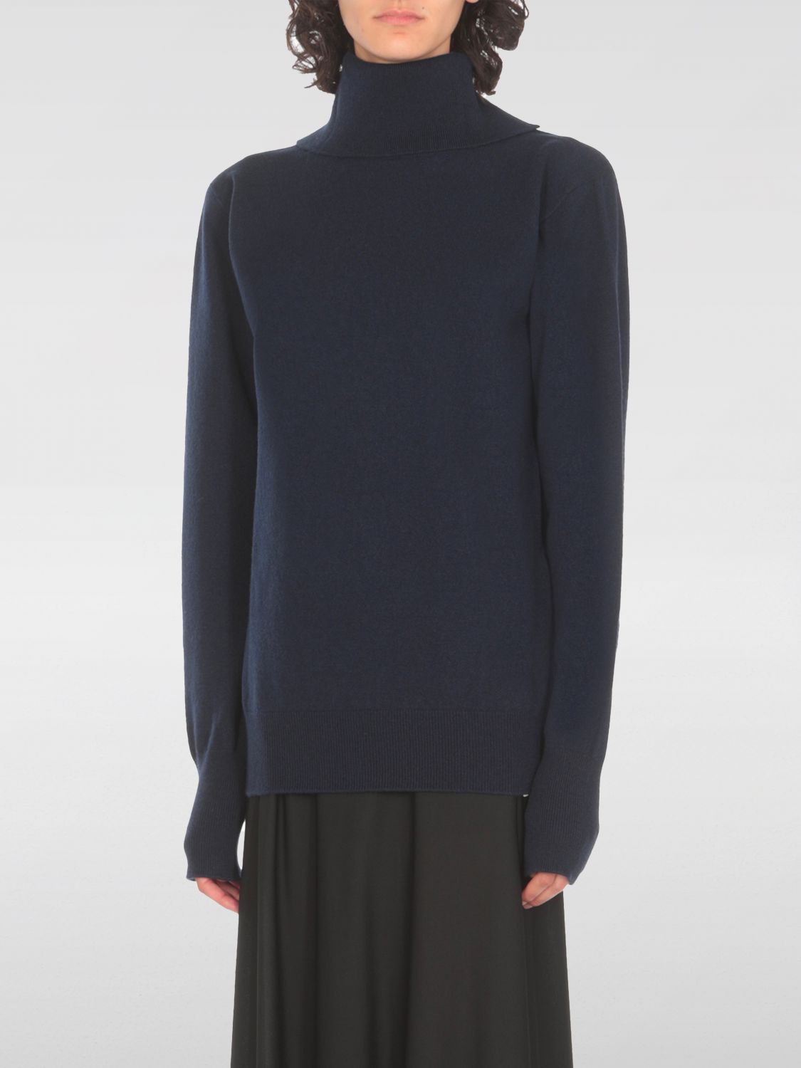 Shop Jil Sander Sweater  Woman Color Blue In Blau