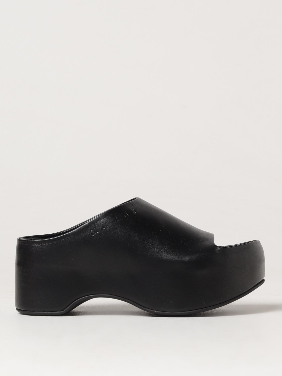 Marni Chunky Clog Sabot With In Schwarz