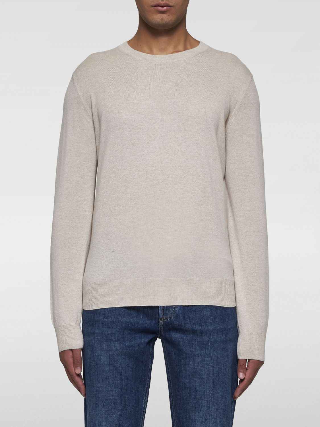 Shop Brunello Cucinelli Sweater  Men Color Sand