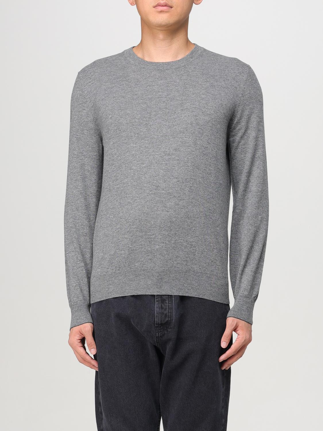 Shop Brunello Cucinelli Sweater  Men Color Grey 1 In Grau 1