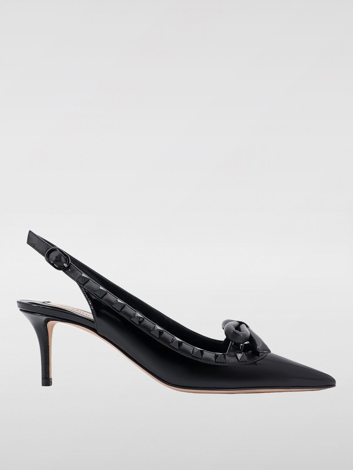 Shop Valentino High Heel Shoes  Garavani Woman Color Black In Schwarz