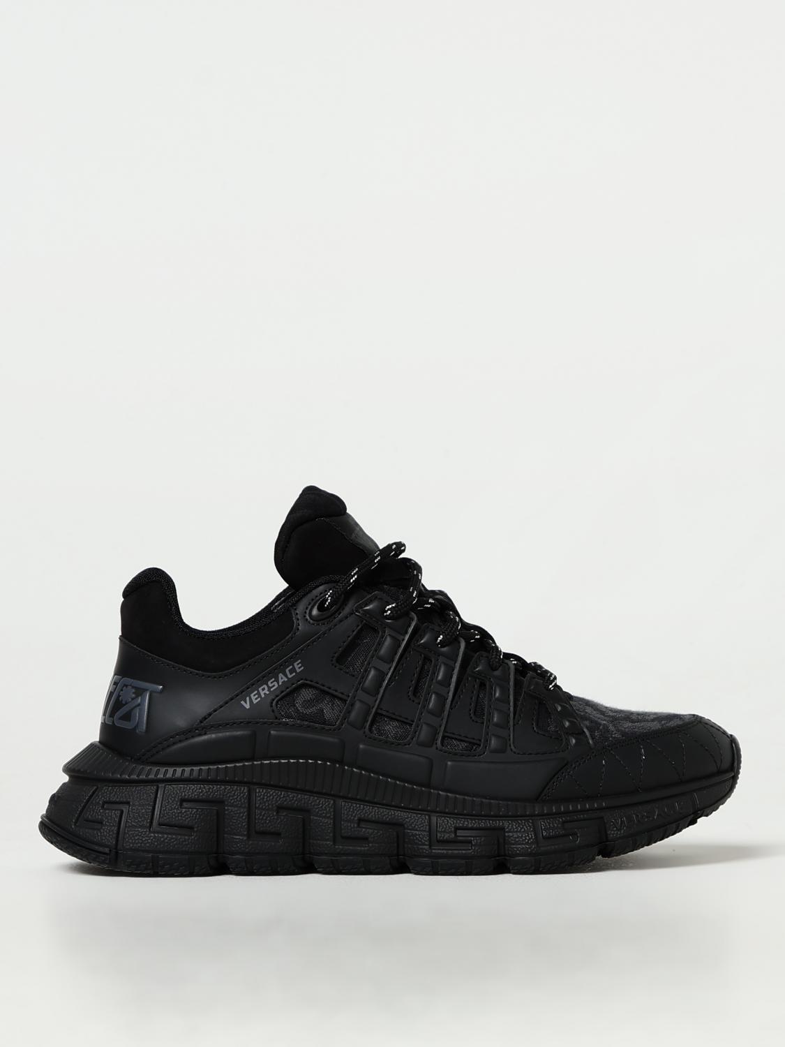 Shop Versace Sneakers  Men Color Black In Schwarz