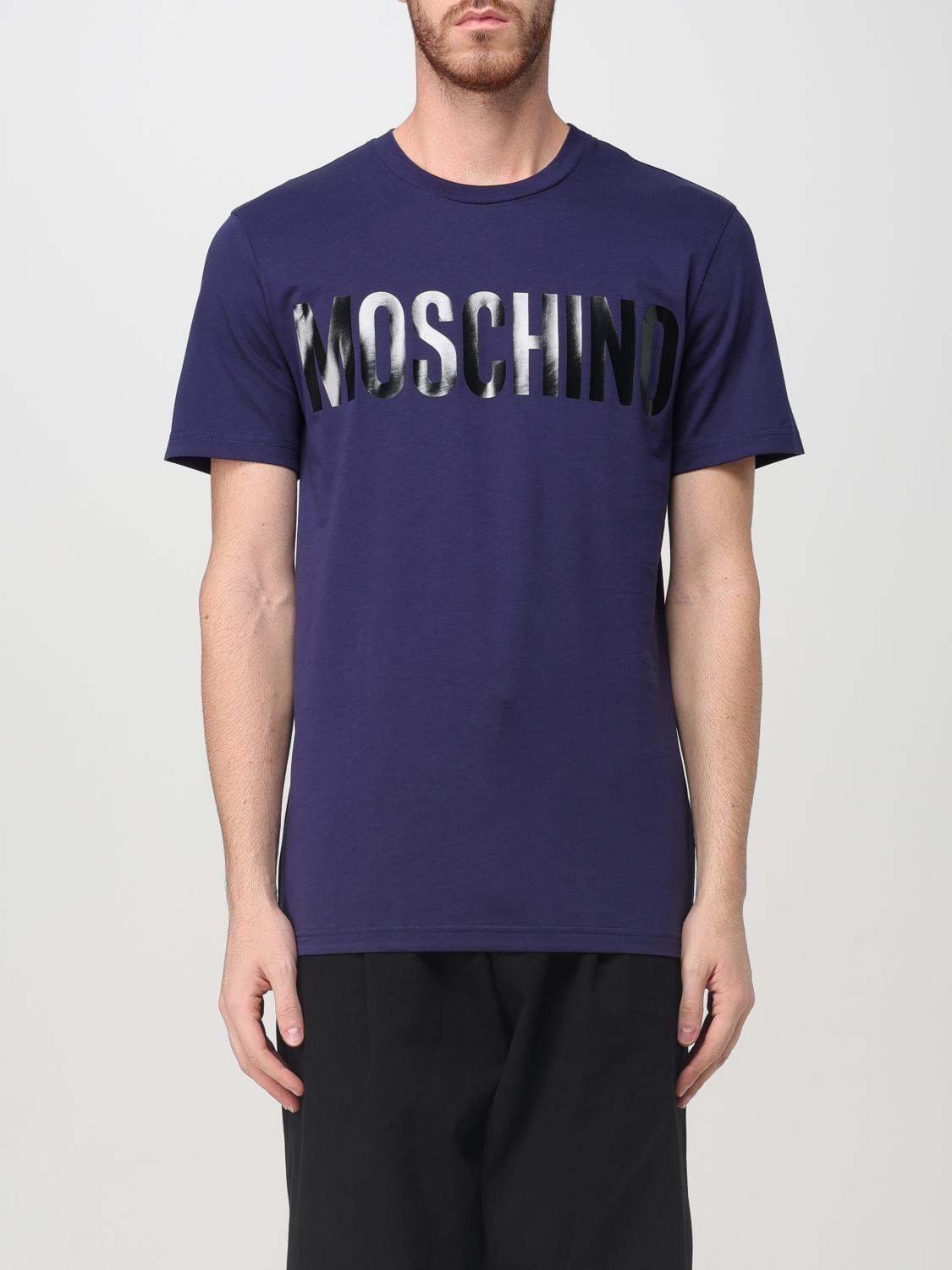 Moschino T-shirt Couture Men Color Blue In Blau