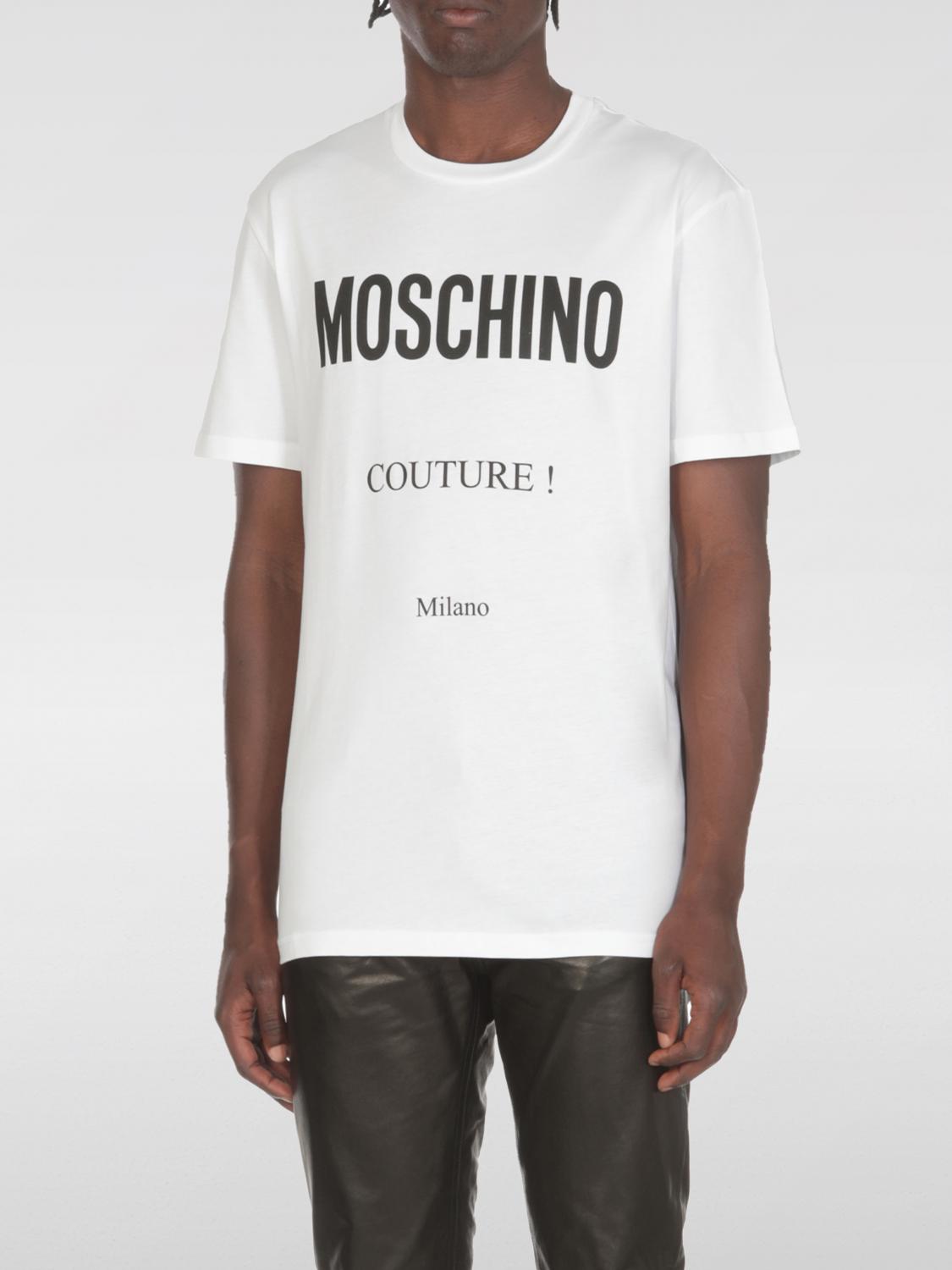 Moschino Couture Milano T-shirt In Weiss