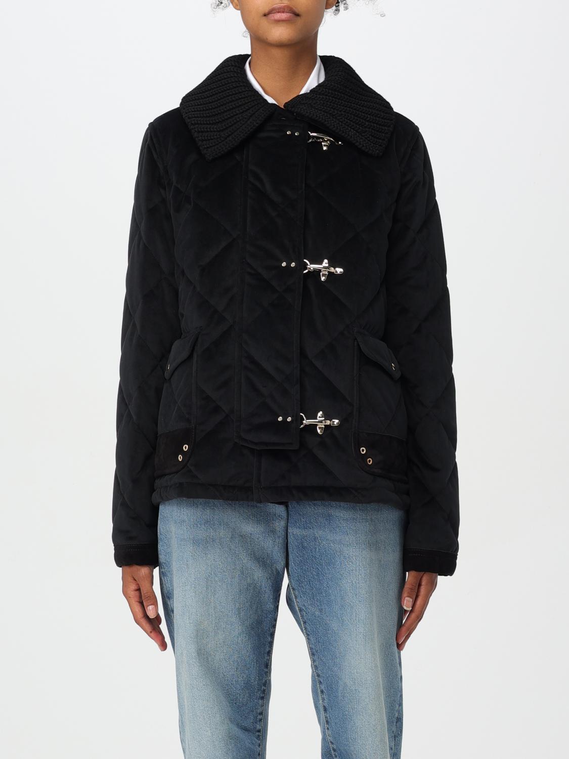 Fay Padded 3 Ganci In Schwarz