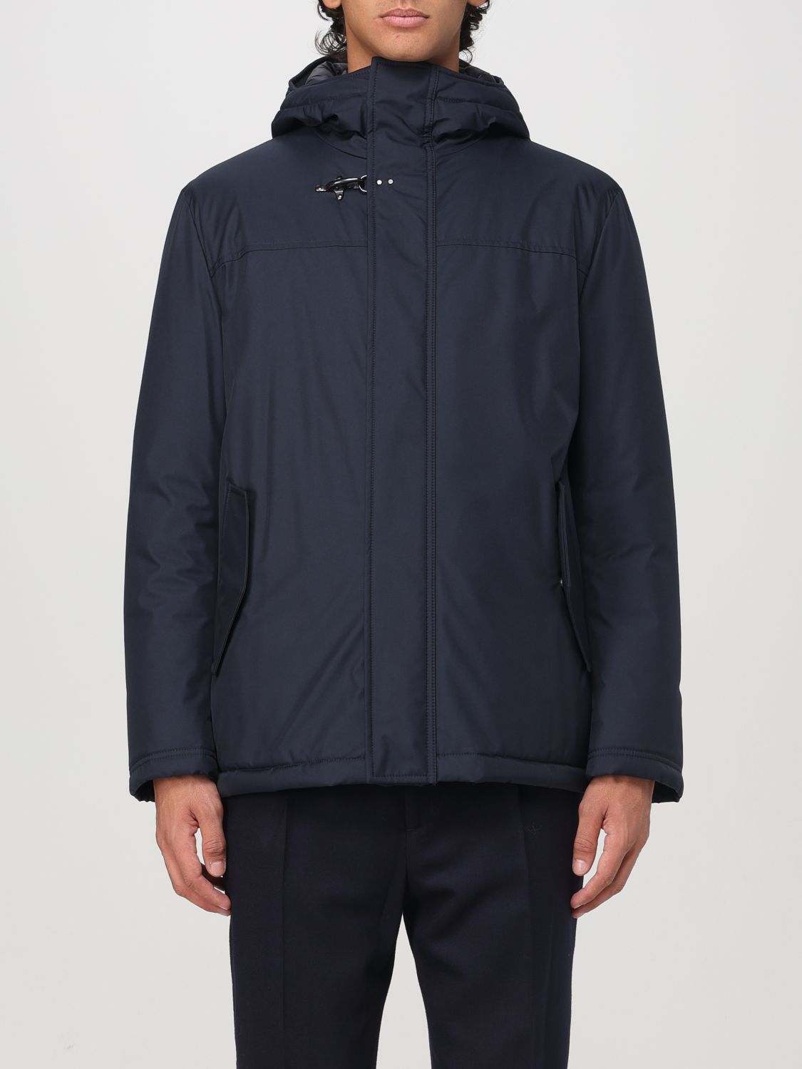 Shop Fay Jacket  Men Color Blue In Blau