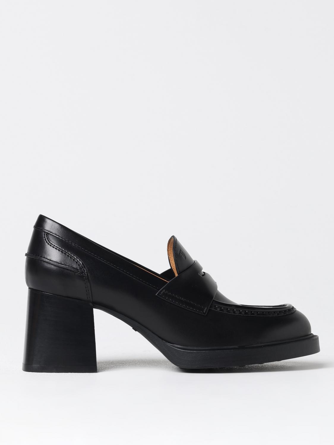 Shop Tod's Loafers  Woman Color Black In Schwarz