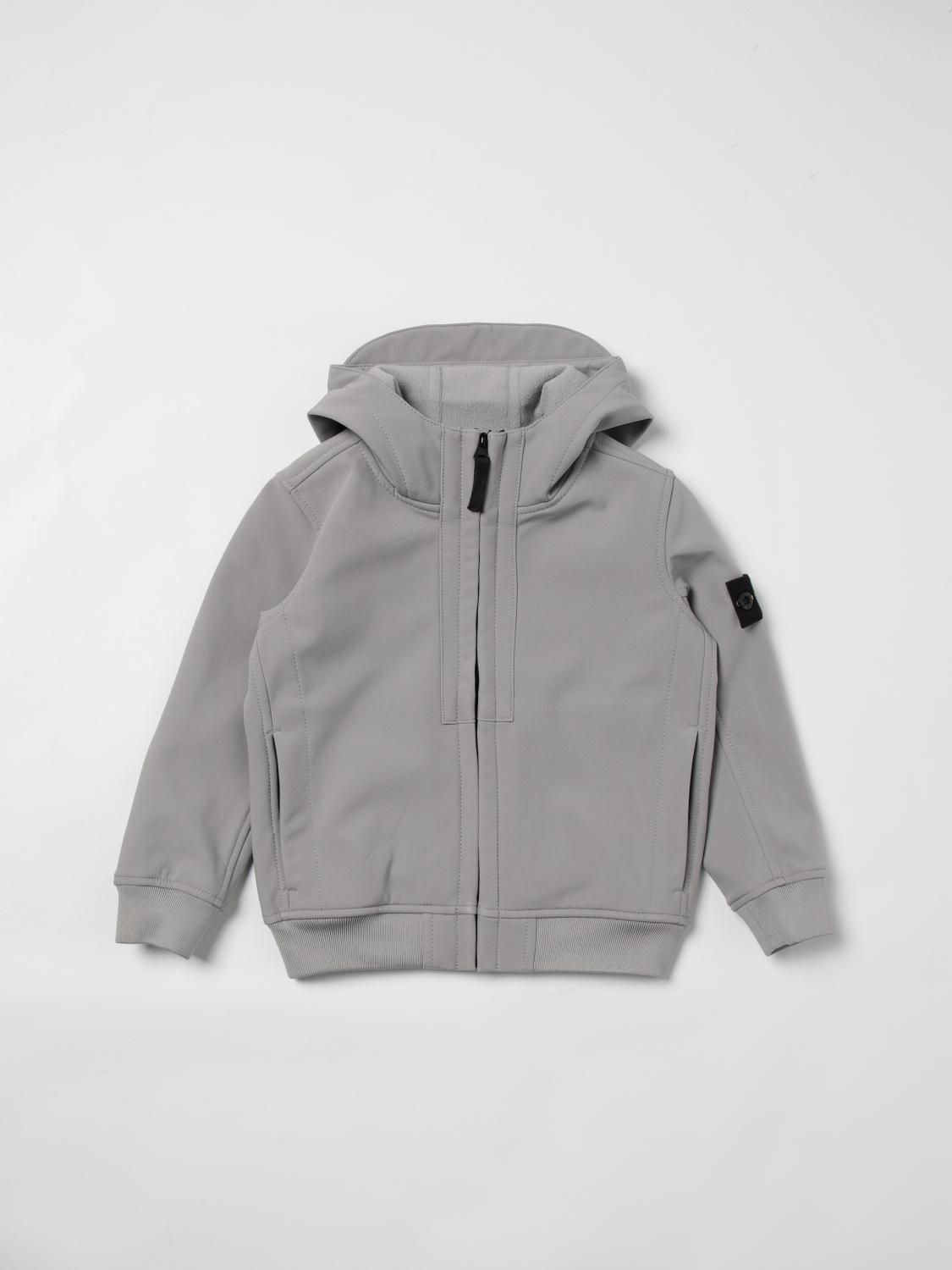 Stone Island Jacket  Junior Kids Color Grey In Grau