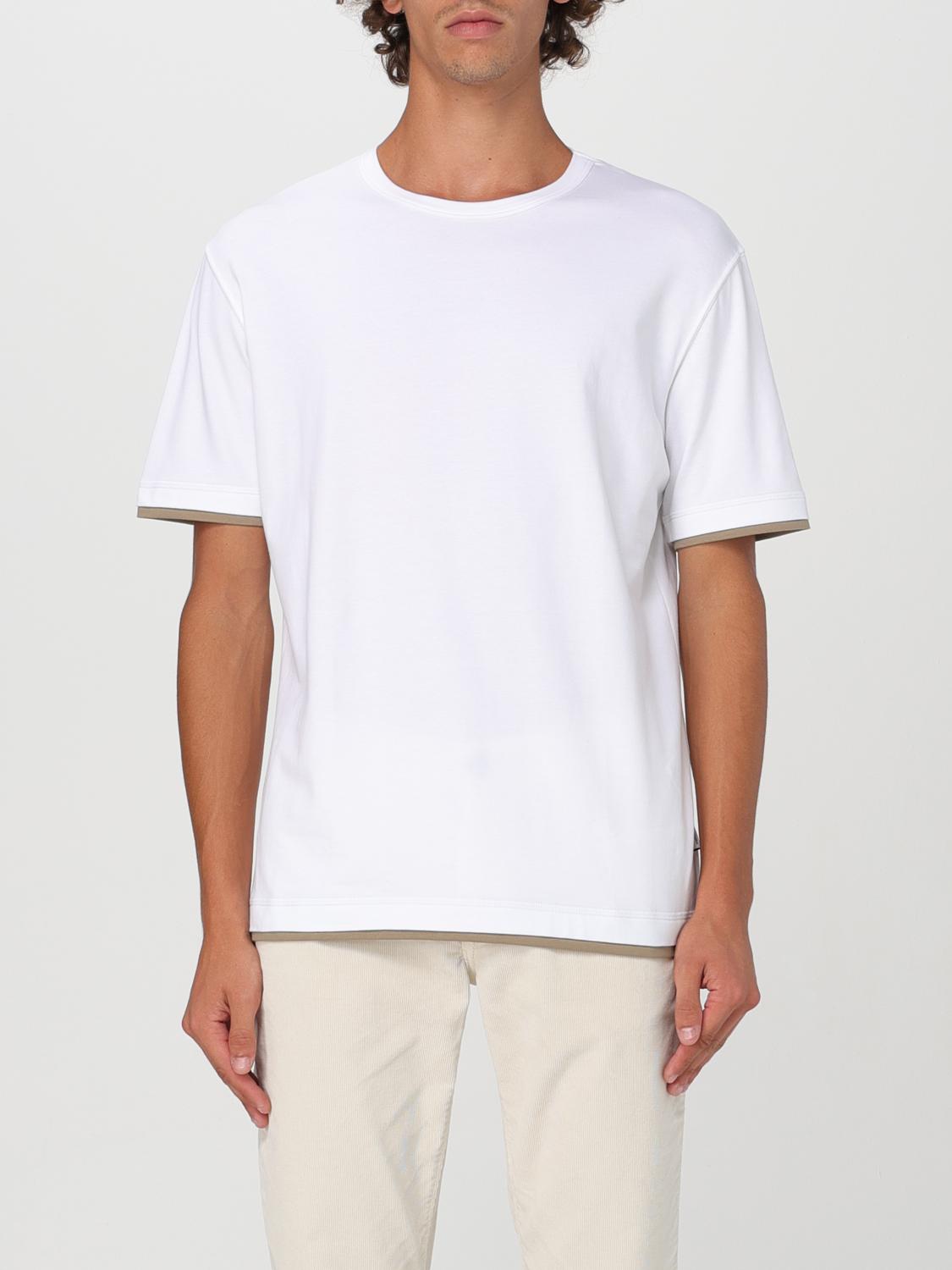 Shop Paolo Pecora T-shirt  Men Color White In Weiss