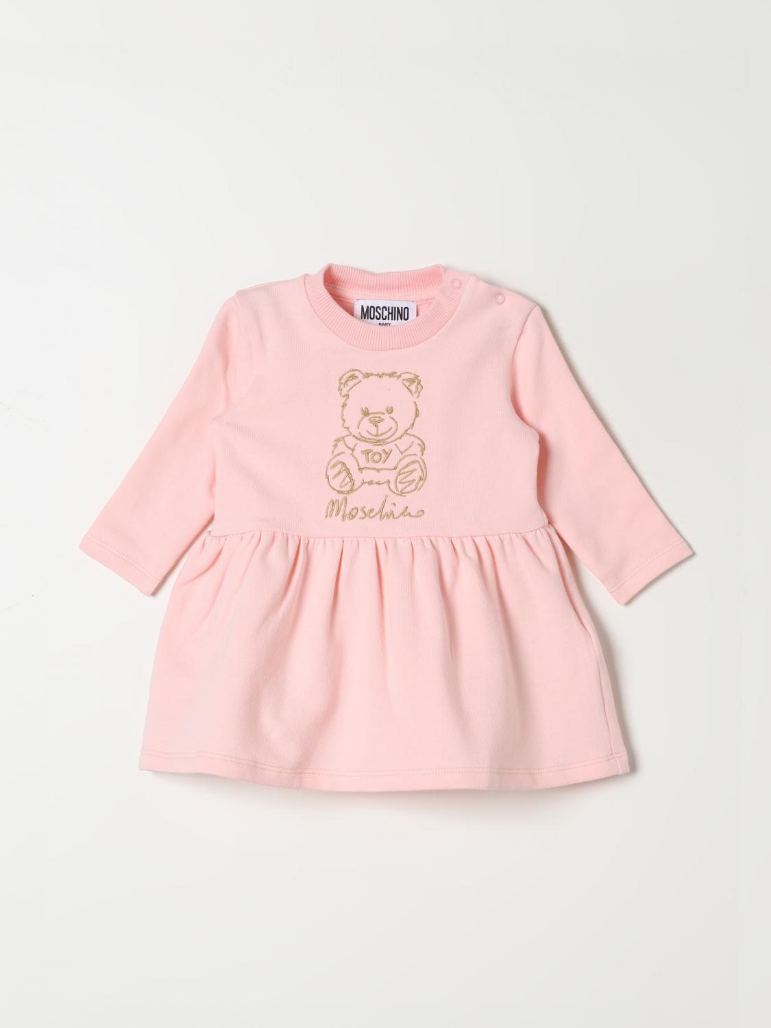 Shop Moschino Romper  Kids Color Pink