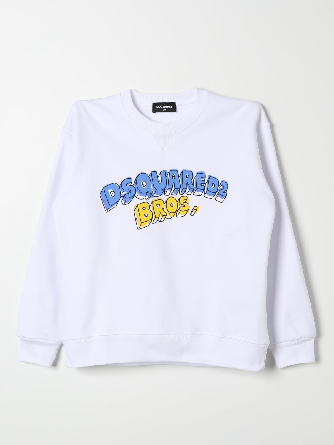 Dsquared2 Sweater Kids Color White In Weiss