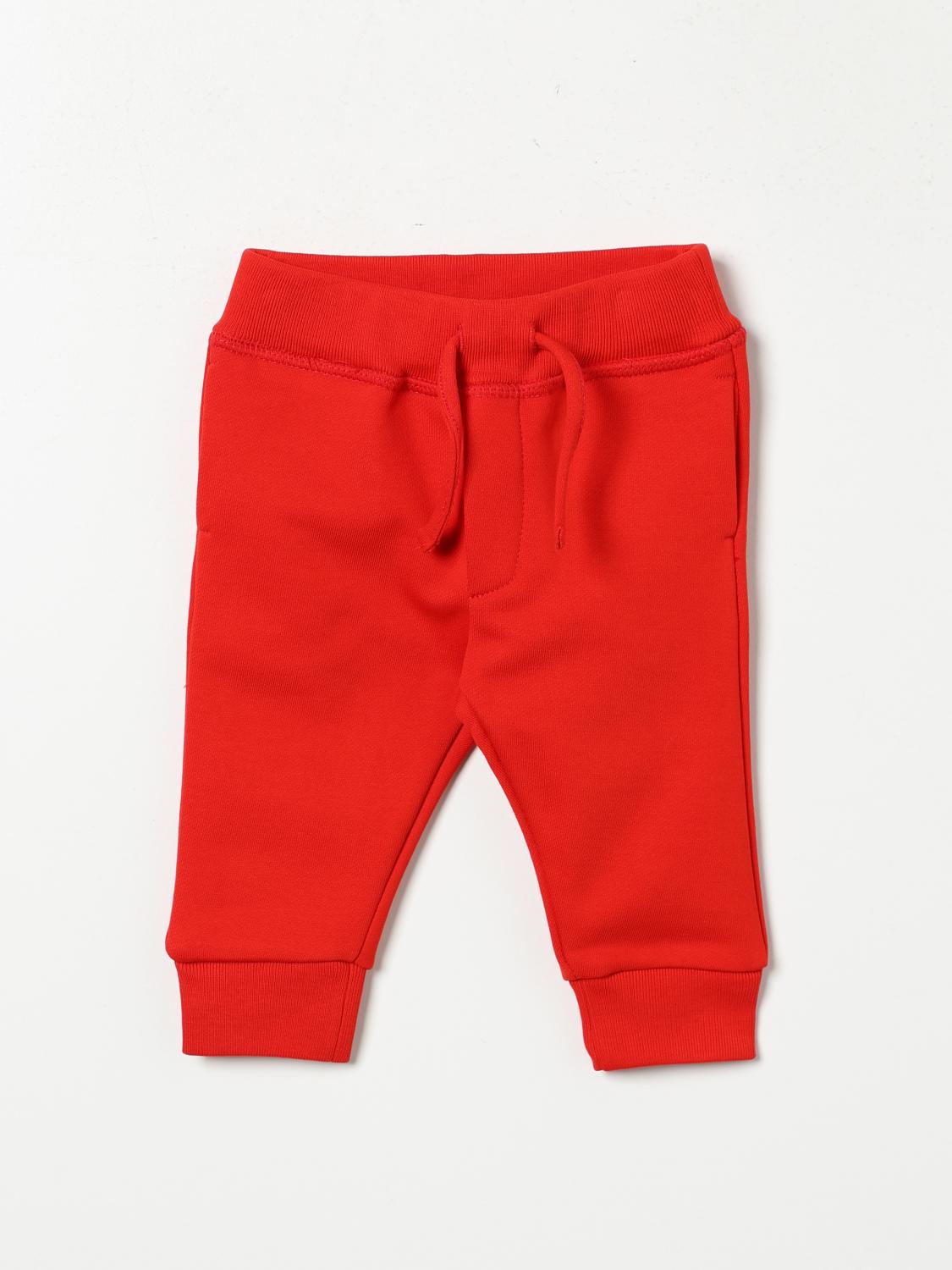 Shop Dsquared2 Pants  Kids Color Red In Rot