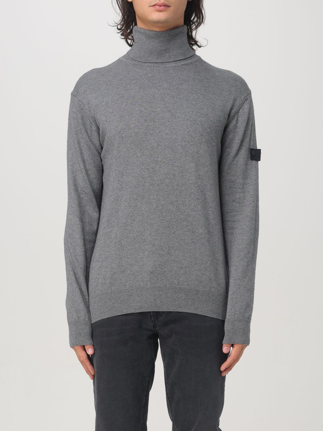 Shop Peuterey Sweater  Men Color Grey In Grau