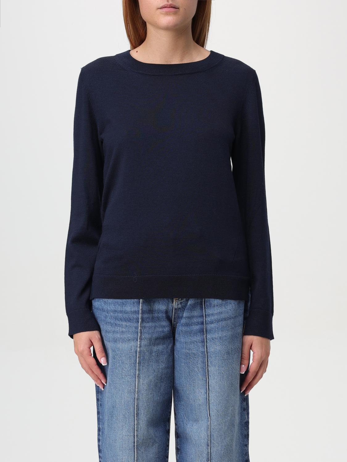 Hugo Boss Sweater Boss Woman Color Blue In Blau