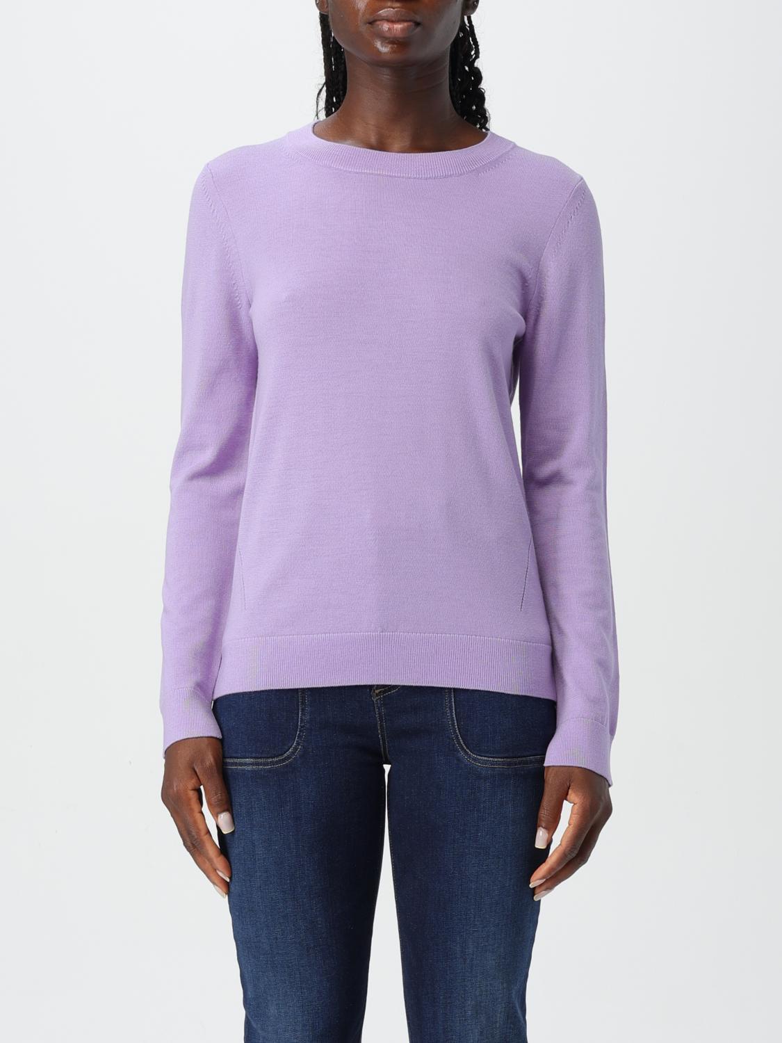 Hugo Boss Sweater Boss Woman Color Violet In Violett