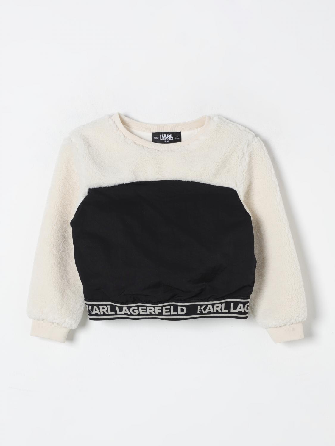 Shop Karl Lagerfeld Sweater  Kids Kids Color Black In Schwarz