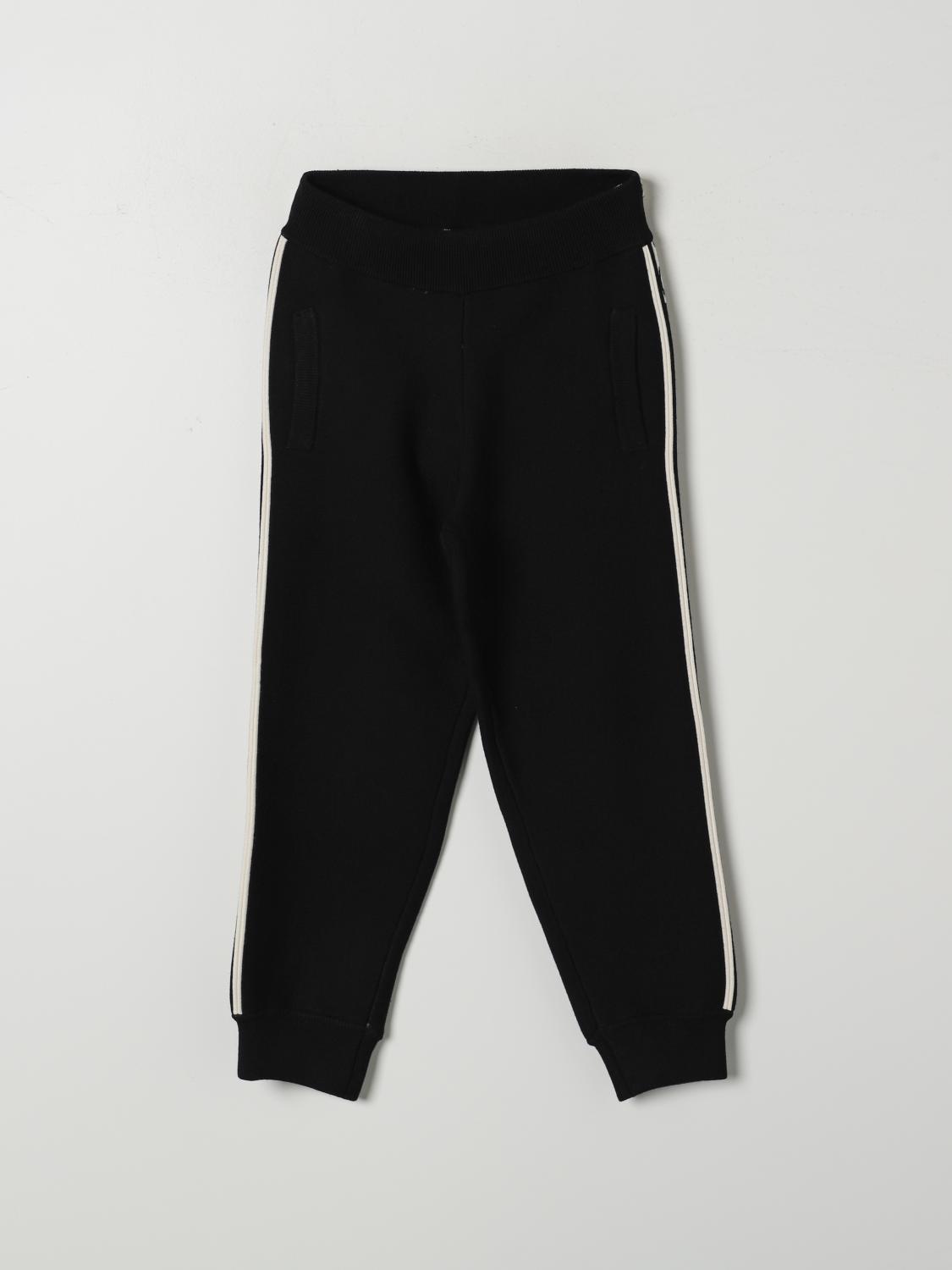 Shop Little Marc Jacobs Pants  Kids Color Black In Schwarz