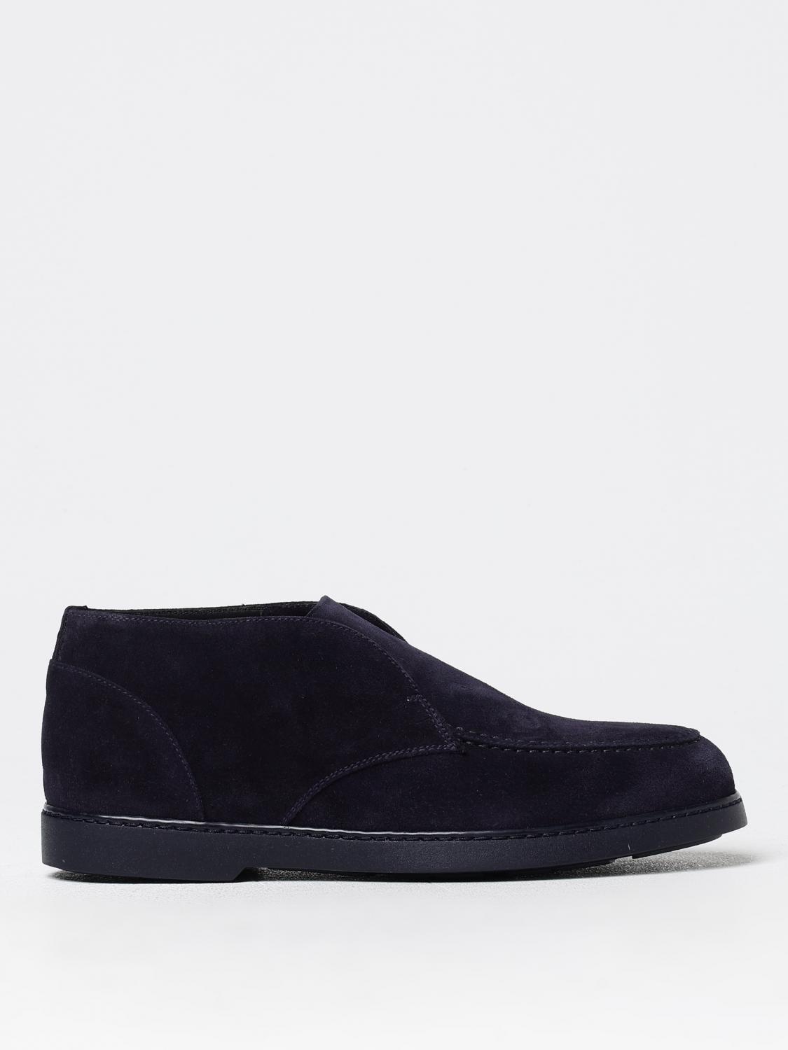 Doucal's Slip-on Suede Chukka Boots In Blau