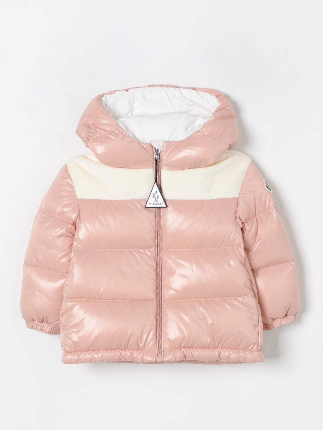 Shop Moncler Jacket  Kids Color Pink