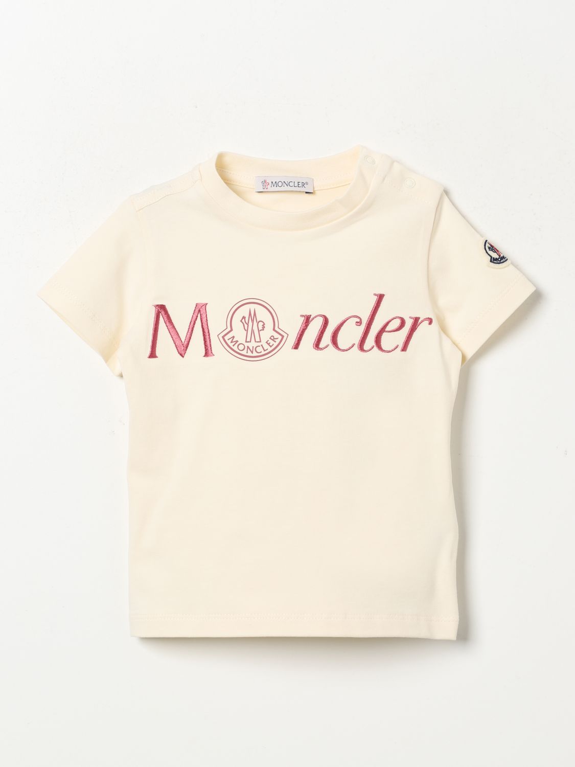 Moncler Babies' T-shirt  Kinder Farbe Weiss In White