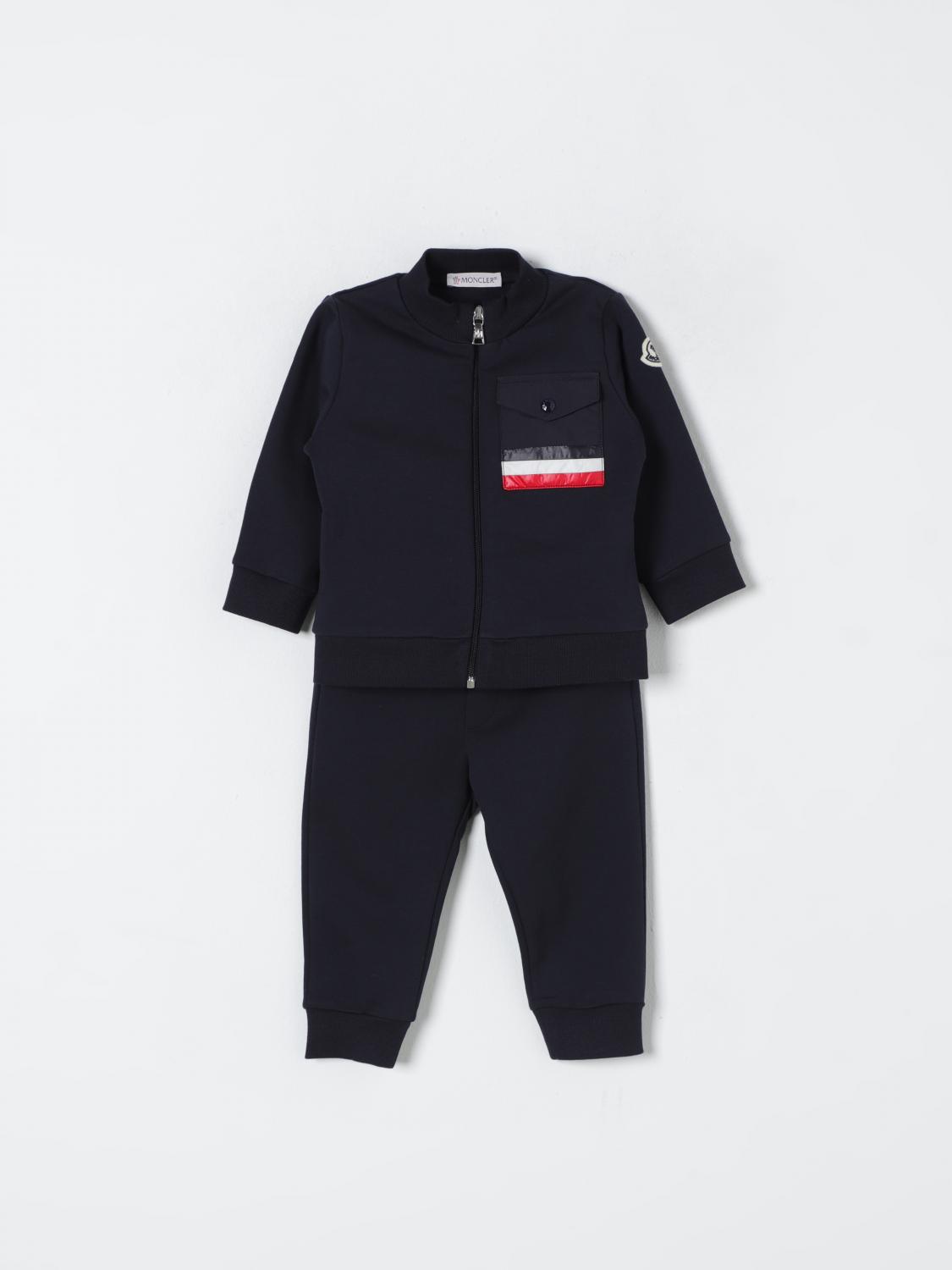 Shop Moncler Tracksuits  Kids Color Blue In Blau