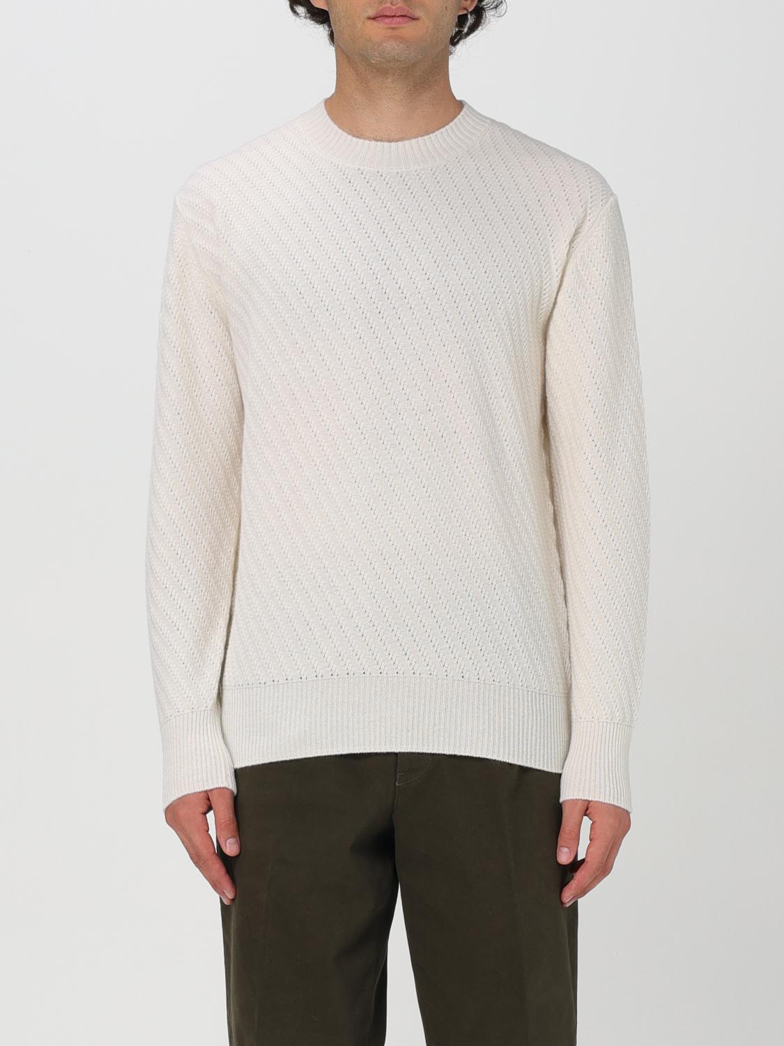 Shop Paolo Pecora Sweater  Men Color White In Weiss