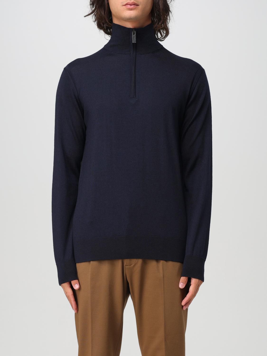 Shop Paolo Pecora Sweater  Men Color Blue In Blau