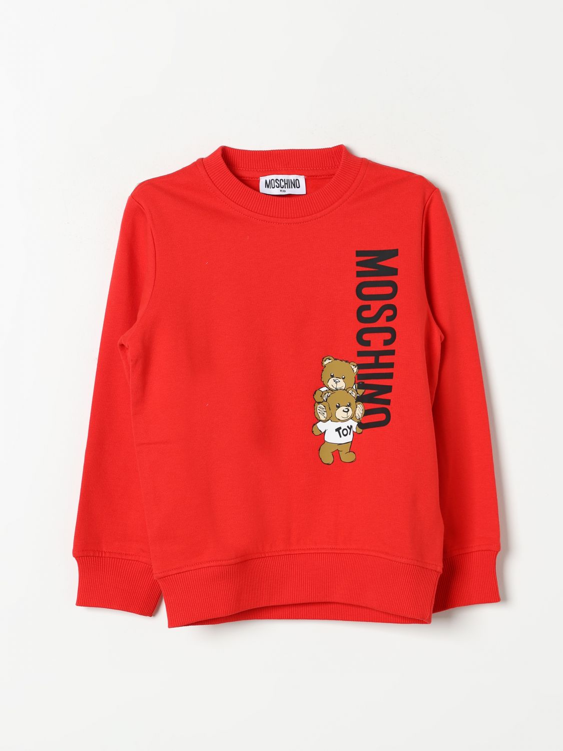 Shop Moschino Sweater  Kids Color Red In Rot