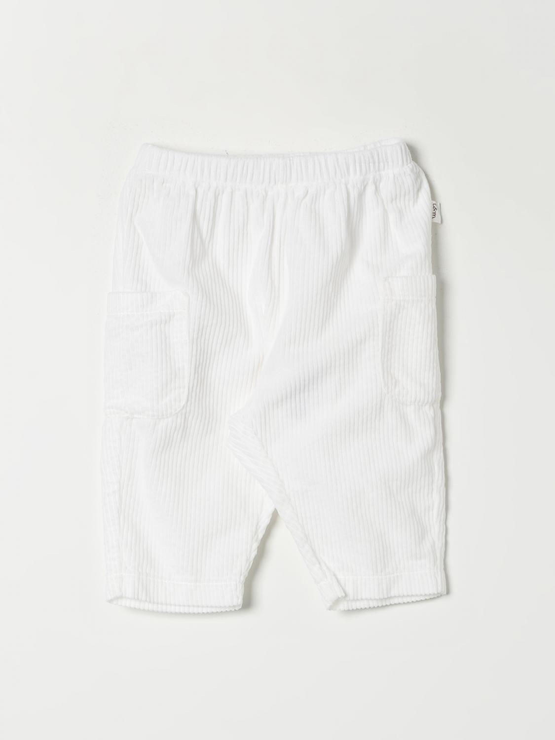 Shop Teddy & Minou Pants  Kids Color White In Weiss