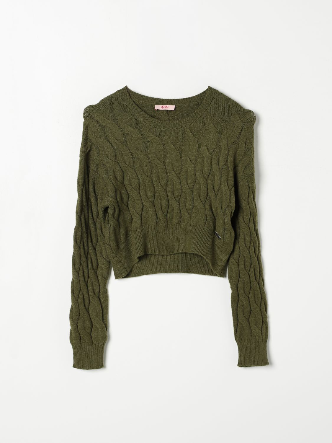 Shop Liu •jo Sweater Liu Jo Kids Color Olive